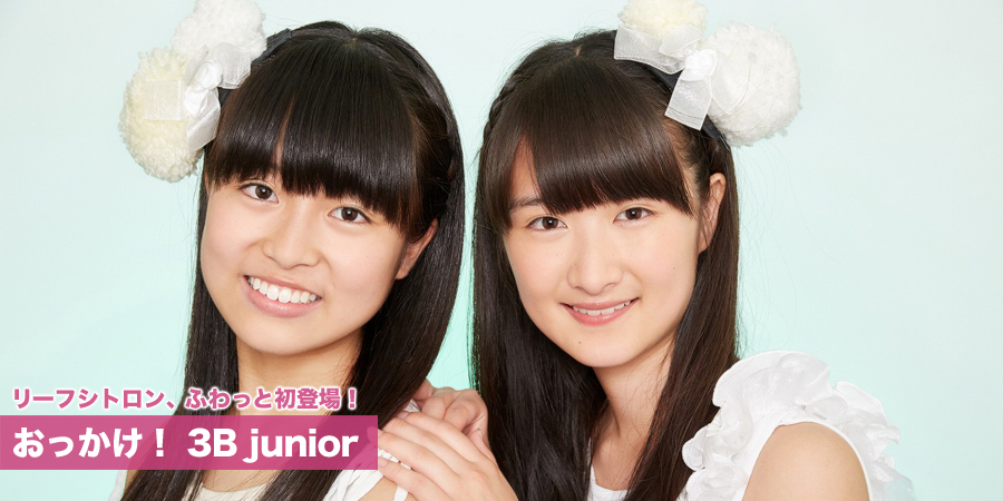 おっかけ！ 3B junior リーフシトロン、ふわっと初登場！